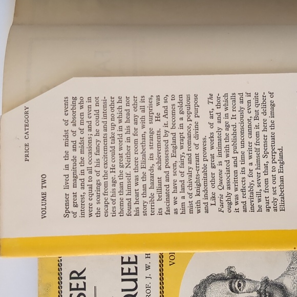 The Faerie Queene - Edmund Spenser, 2 vol. vintage 1966 Everyman's Library set. - Picture 8 of 11